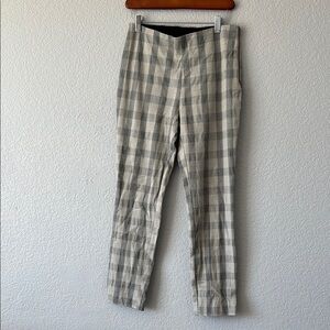 Women’s Gray Checkered Slacks